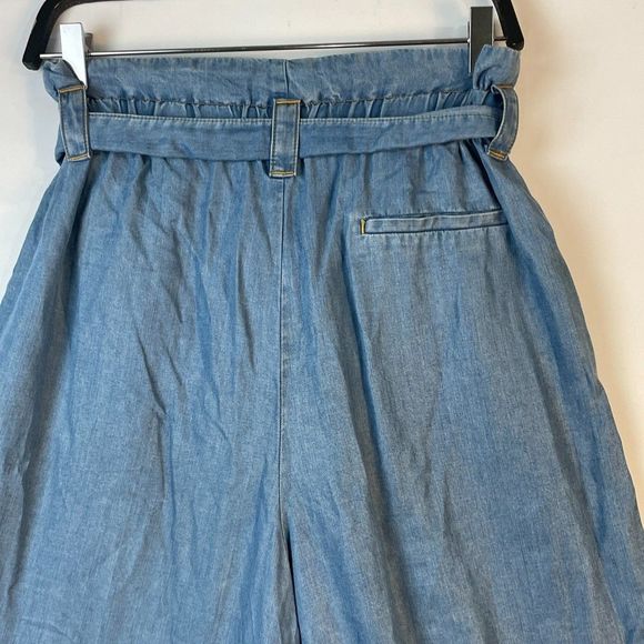 zara basics wide leg high waisted denim size XS - Picture 8 of 10